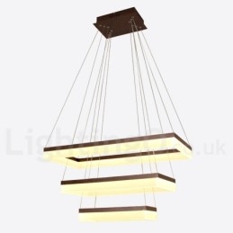 Lampada a sospensione LED Wi‑Fi intelligente dimmerabile a 3 livelli in acrilico