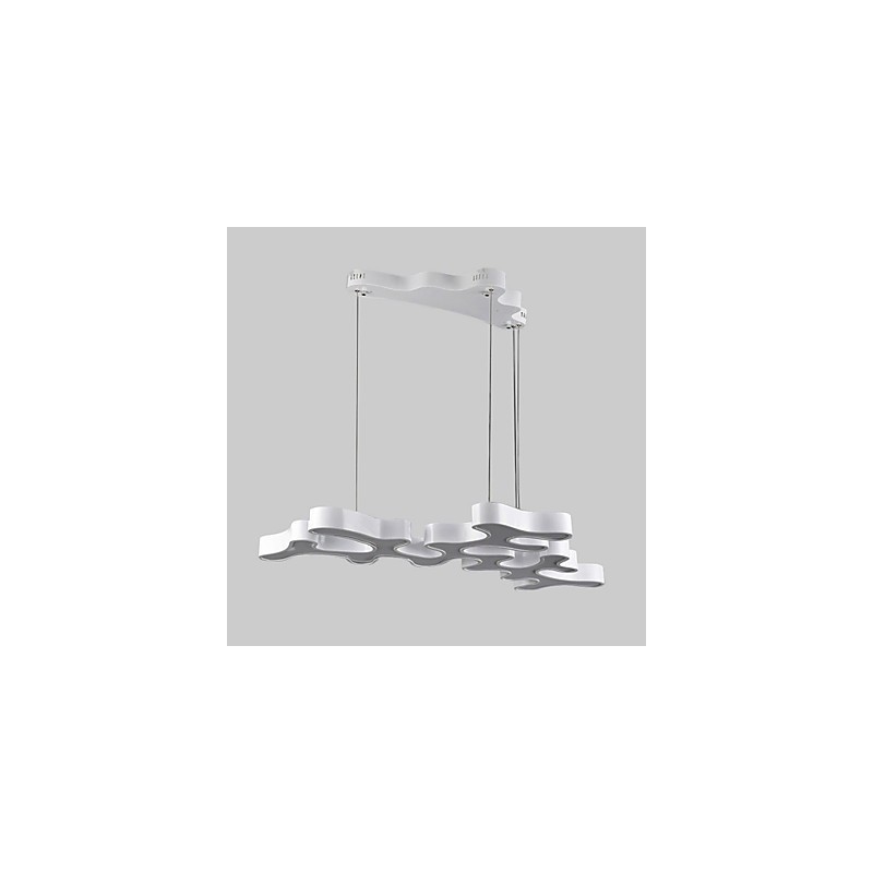 Lampada a sospensione LED moderna in acrilico 100W 3 lampadine 120 cm