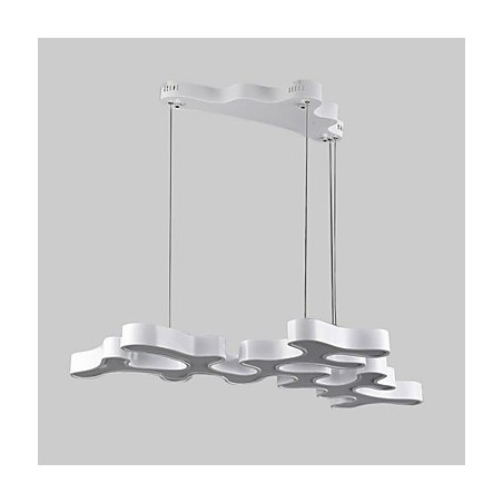 Lampada a sospensione LED moderna in acrilico 100W 3 lampadine 120 cm