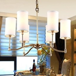 Lampadario a sospensione in cristallo mini stile tradizionale/classico finitura ottone