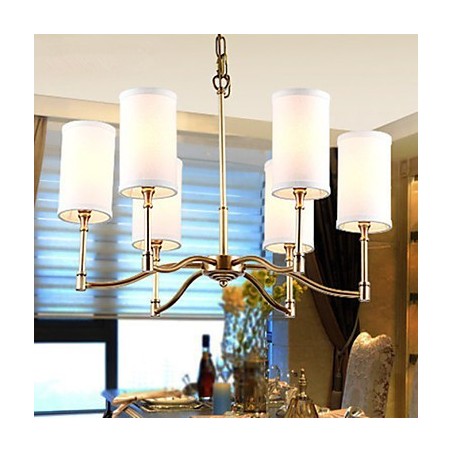 Lampadario a sospensione in cristallo mini stile tradizionale/classico finitura ottone