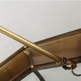 Lampada a sospensione mini classica tradizionale in metallo finitura ottone