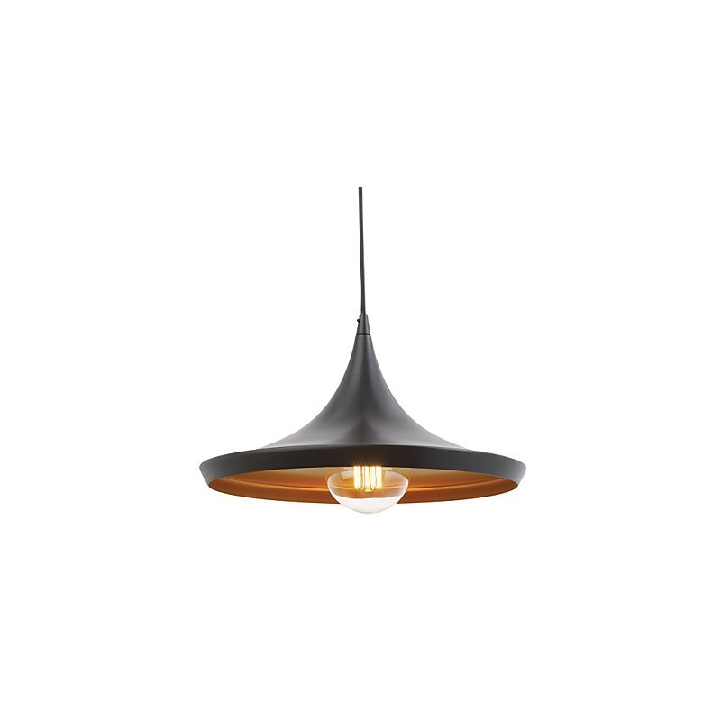 Tom Dixon Lampada a sospensione retrò vintage nera 3 luci E26/E27
