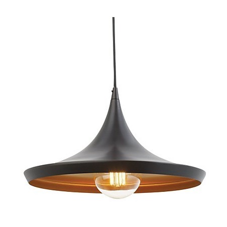 Tom Dixon Lampada a sospensione retrò vintage nera 3 luci E26/E27