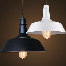 Lampada a sospensione retrò in metallo