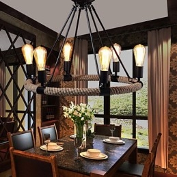Lampadario a sospensione Mini Style Rustico/Lodge in metallo