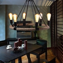 Lampadario a sospensione Mini Style Rustico/Lodge in metallo