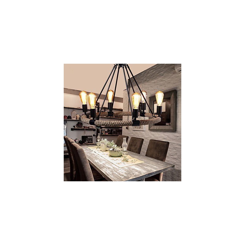 Lampadario a sospensione Mini Style Rustico/Lodge in metallo