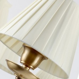 Lampada a sospensione in cristallo mini stile tradizionale classico in metallo finitura ottone