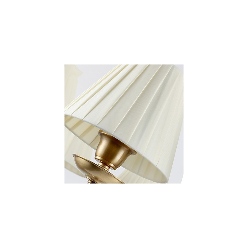 Lampada a sospensione in cristallo mini stile tradizionale classico in metallo finitura ottone