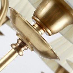 Lampada a sospensione in cristallo mini stile tradizionale classico in metallo finitura ottone