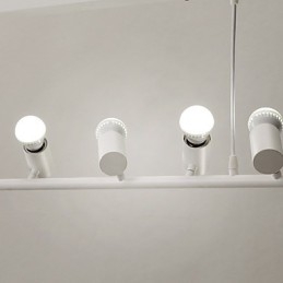 Lampada a sospensione mini in metallo dipinta in stile retrò vintage