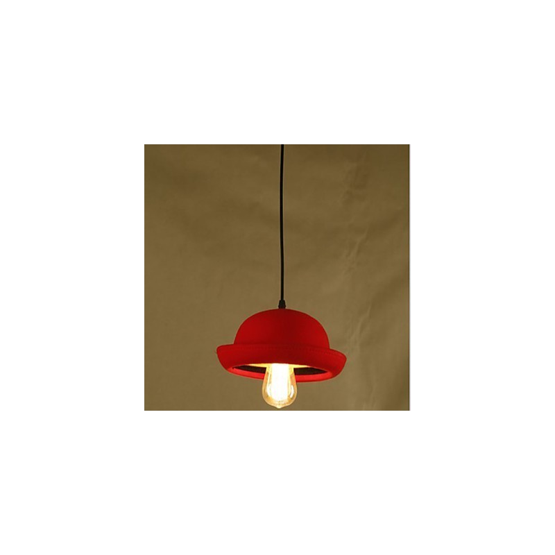 Lampadario a sospensione Hat Cafe Design nero
