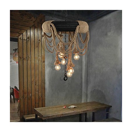 Lampada a sospensione Mini Style rustica/lodge in plastica
