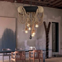 Lampada a sospensione Mini Style rustica/lodge in plastica