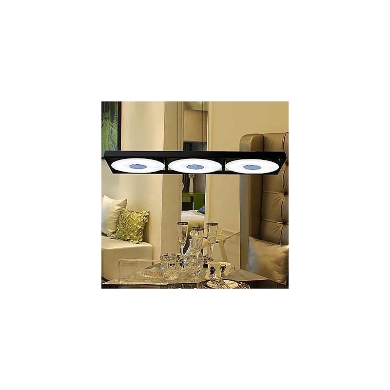 Lampadario a sospensione moderno a 3 luci