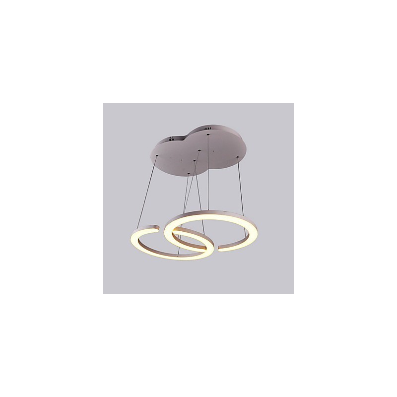Plafoniera LED moderna 3 livelli 90 W in acrilico 120x48 cm