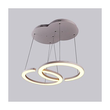 Plafoniera LED moderna 3 livelli 90 W in acrilico 120x48 cm