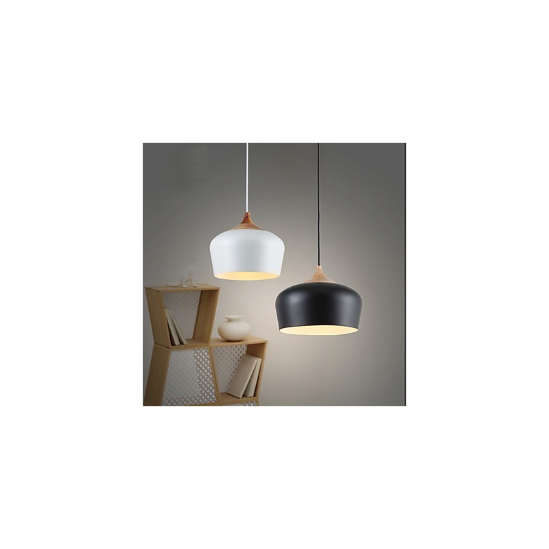 Lampada a sospensione mini in metallo dipinto retrò vintage