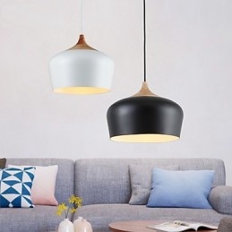 Lampada a sospensione mini in metallo dipinto retrò vintage