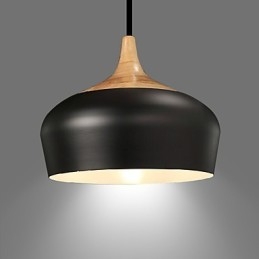 Lampada a sospensione mini in metallo dipinto retrò vintage
