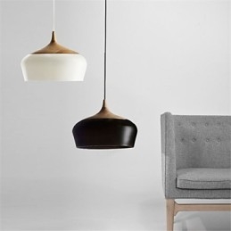 Lampada a sospensione mini in metallo dipinto retrò vintage