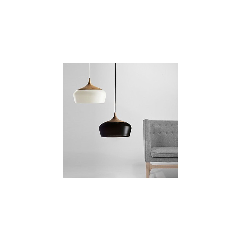 Lampada a sospensione mini in metallo dipinto retrò vintage