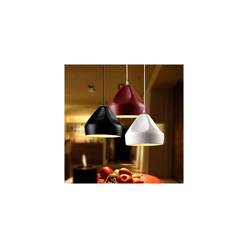 Lampada a sospensione mini in metallo dipinto stile retrò vintage