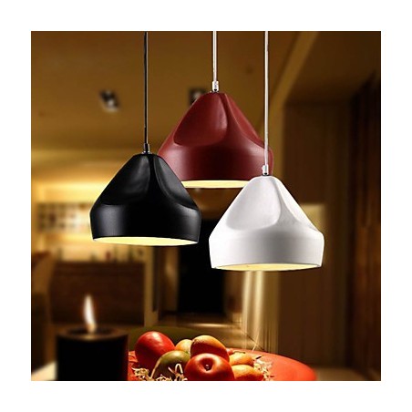 Lampada a sospensione mini in metallo dipinto stile retrò vintage