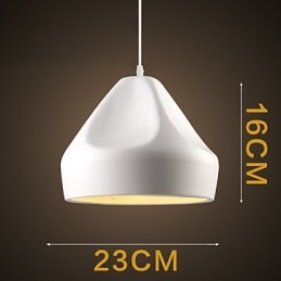 Lampada a sospensione mini in metallo dipinto stile retrò vintage