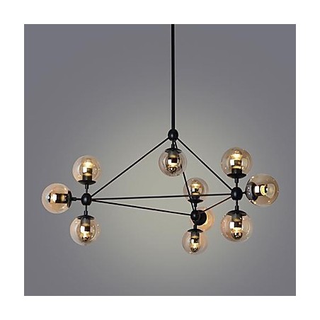 Lampada a sospensione moderna artistica a 10 luci