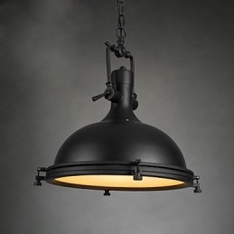 Lampada a sospensione industriale da soffitto Decora in metallo vintage, 1 luce, E26/E27