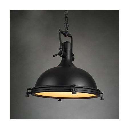 Lampada a sospensione industriale da soffitto Decora in metallo vintage, 1 luce, E26/E27