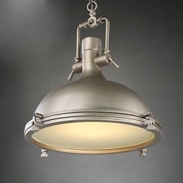 Lampada a sospensione industriale da soffitto Decora in metallo vintage, 1 luce, E26/E27