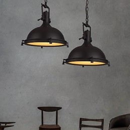 Lampada a sospensione industriale da soffitto Decora in metallo vintage, 1 luce, E26/E27