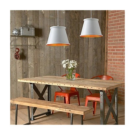 Lampada a sospensione rustica classica Lodge Vintage Mini Style in metallo dipinto