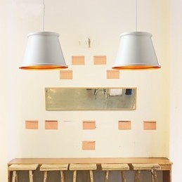 Lampada a sospensione rustica classica Lodge Vintage Mini Style in metallo dipinto