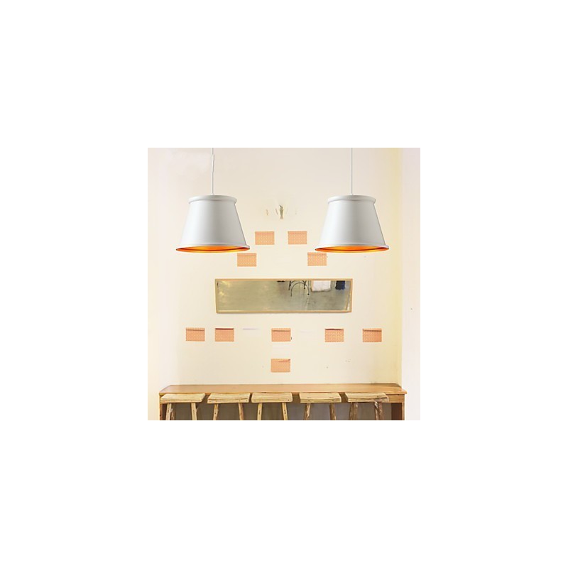 Lampada a sospensione rustica classica Lodge Vintage Mini Style in metallo dipinto