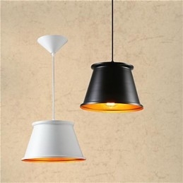 Lampada a sospensione rustica classica Lodge Vintage Mini Style in metallo dipinto
