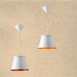Lampada a sospensione rustica classica Lodge Vintage Mini Style in metallo dipinto