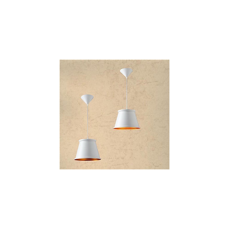Lampada a sospensione rustica classica Lodge Vintage Mini Style in metallo dipinto