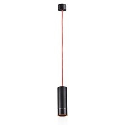 1 mini lampada a sospensione nera anodizzata in alluminio