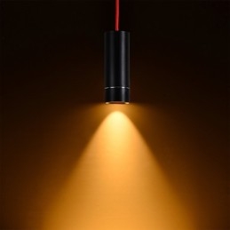 1 mini lampada a sospensione nera anodizzata in alluminio