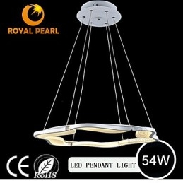 Lampada a sospensione LED moderna a 3 livelli in acrilico, 1000 mm