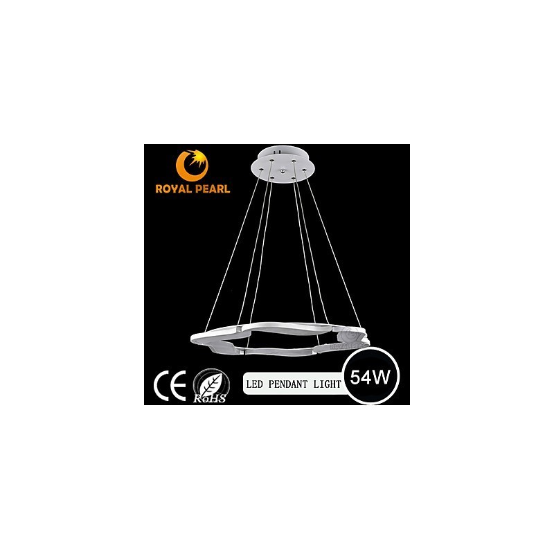 Lampada a sospensione LED moderna a 3 livelli in acrilico, 1000 mm