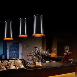 Lampada a sospensione in metallo verniciato mini rustica classica vintage