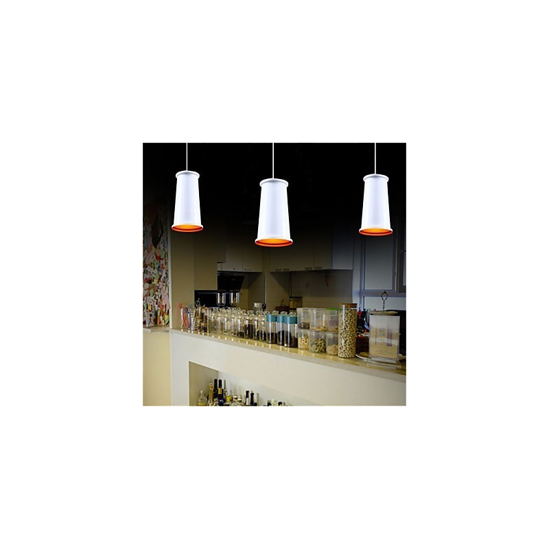Lampada a sospensione in metallo verniciato mini rustica classica vintage