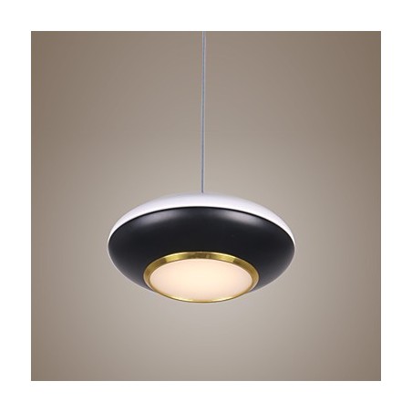 Lampada a sospensione LED moderna a disco volante 9 W bianca