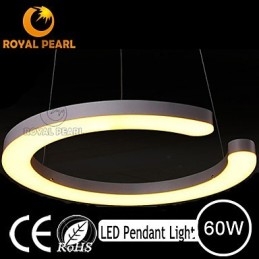 Lampada a sospensione LED moderna a 3 livelli in acrilico 120 cm