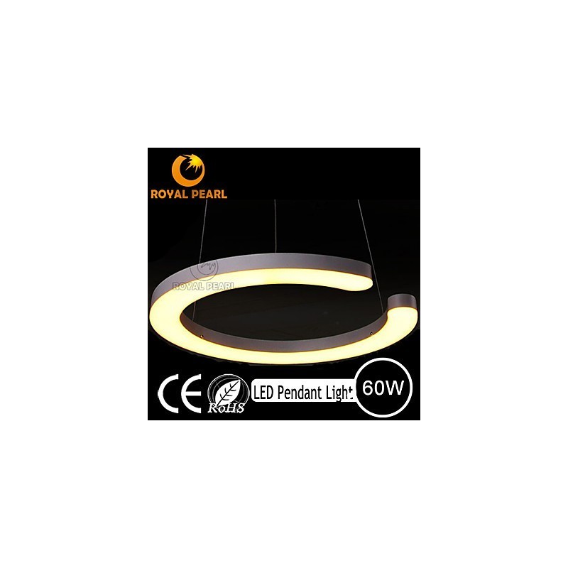 Lampada a sospensione LED moderna a 3 livelli in acrilico 120 cm